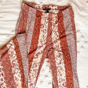 Printed bell bottoms